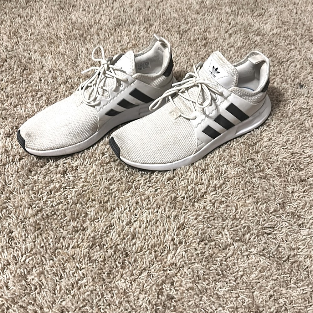 Adidas shoes Good condition , a little bit of discoloration but not bad.